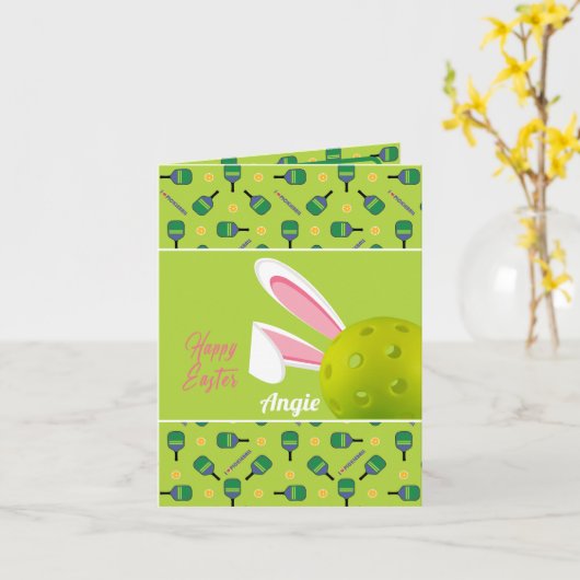 Vrolijk Pasen, aangepaste tekstkaart Kaart (Gele Bloem)