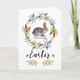 Vrolijk Pasen. Aangepaste Wenskaarten voor paaspak Feestdagen Kaart