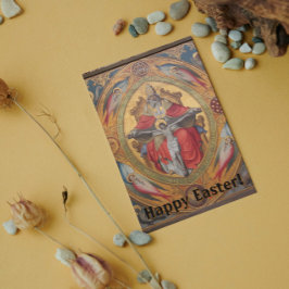 Vrolijk Pasen. Altar of the Poor Clares Feestdagen Kaart