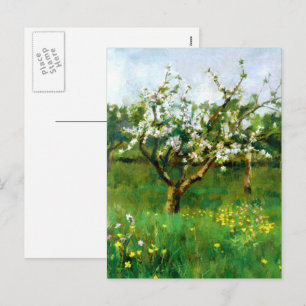 Vrolijk Pasen. Apple Blossom Fine Art Feestdagenkaart