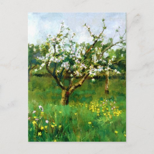 Vrolijk Pasen. Apple Blossom Fine Art Feestdagenkaart (Voorkant)