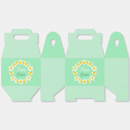 Vrolijk Pasen. Bedankdoosjes (Ongevouwen)