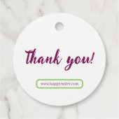 Vrolijk Pasen. Bedankjes Labels (Achterkant)