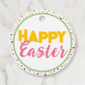 Vrolijk Pasen. Bedankjes Labels (Voorkant)