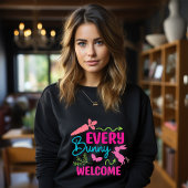 Vrolijk Pasen. Bloemen T-shirt