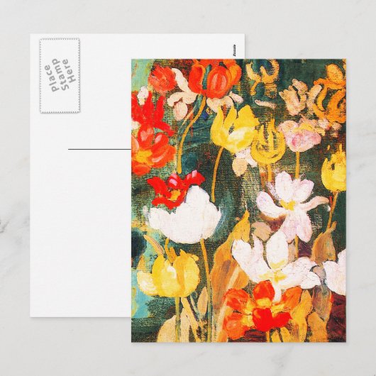 Vrolijk Pasen. Briefkaarten voor fijne kunst (Voorkant / Achterkant)