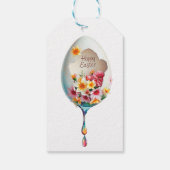 Vrolijk Pasen. Cadeaulabel (Achterkant)