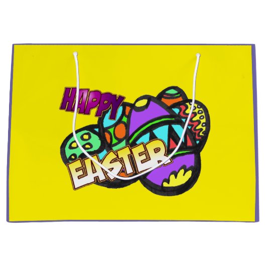 Vrolijk Pasen. cadeauzakje (Voorkant)