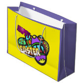 Vrolijk Pasen. cadeauzakje (Voorkant Gekanteld)