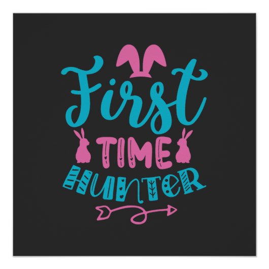 Vrolijk Pasen. Cartoon Perfect Poster (Voorkant)