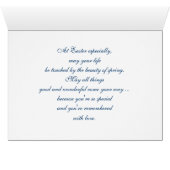 Vrolijk Pasen.  Chicks Pasen Wenskaart (Binenzijde Horizontaal (Onderkant))