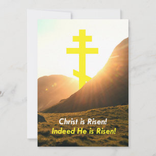 Vrolijk Pasen. Christus is Risen! Vakantiedagen Ka Feestdagenkaart