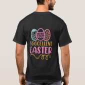 Vrolijk Pasen. Cute Bunny T-shirt (Achterkant)