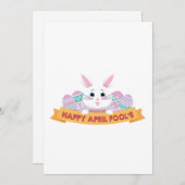 Vrolijk Pasen Dag April 1 2018 Feestdagenkaart (Voorkant / Achterkant)