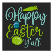 Vrolijk Pasen. Easter Perfect Poster (Voorkant)