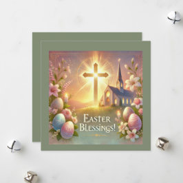 "Vrolijk Pasen: Een Dag van Liefde & Lachen" Feestdagenkaart