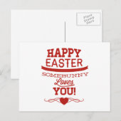 Vrolijk Pasen - Ergens hou je van je Feestdagenkaart (Voorkant / Achterkant)