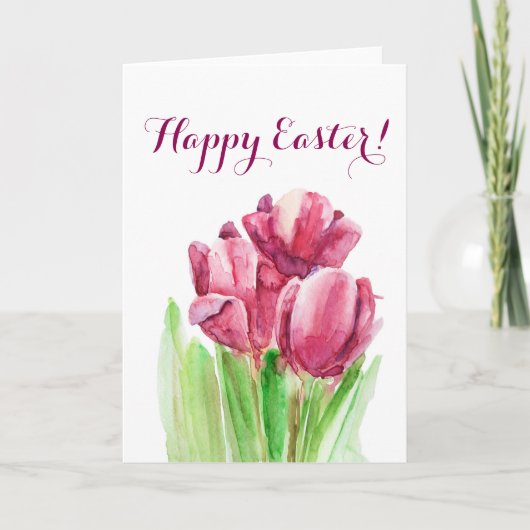 Vrolijk Pasen. Feestdagen Kaart (Voorkant)