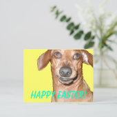 Vrolijk Pasen. Feestdagenkaart (Staand voorkant)