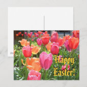 Vrolijk Pasen. Feestdagenkaart (Voorkant / Achterkant)