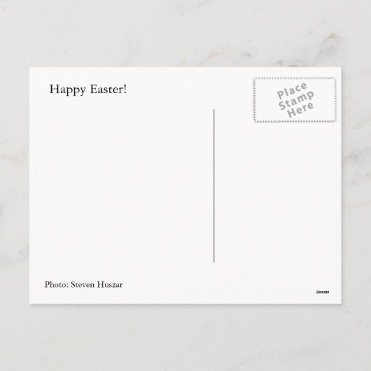 Vrolijk Pasen. Feestdagenkaart (Achterkant)