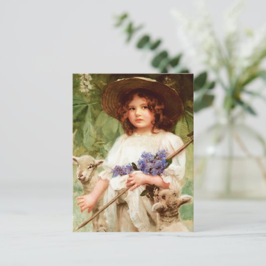 Vrolijk Pasen. Fine Art Briefkaart (Staand voorkant)