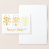 Vrolijk Pasen. Folie Kaarten (Display)