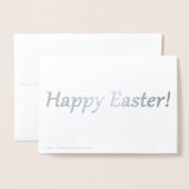 Vrolijk Pasen. Folie Kaarten (Met envelop)