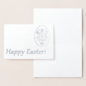 Vrolijk Pasen. Folie Kaarten (Display)