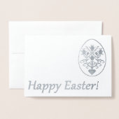 Vrolijk Pasen. Folie Kaarten (Voorkant met envelop)