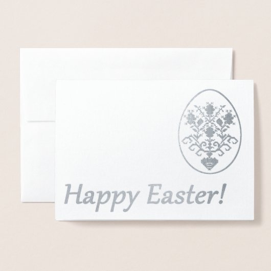 Vrolijk Pasen. Folie Kaarten (Voorkant met envelop)