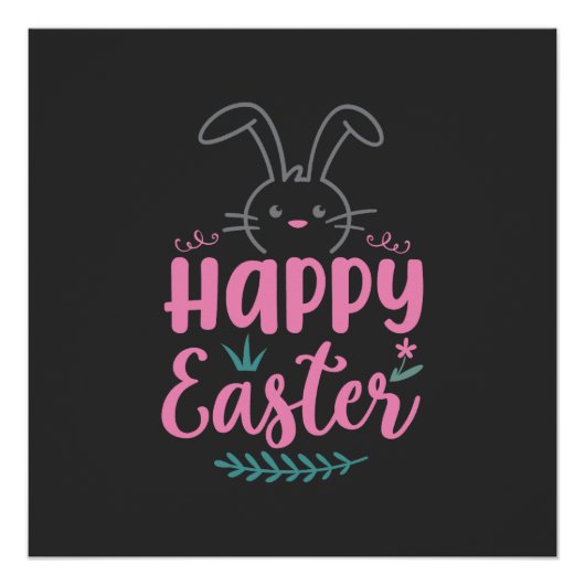 Vrolijk Pasen. grappig Perfect Poster (Voorkant)