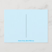 Vrolijk Pasen in het Zand-Kuststrand Briefkaart (Achterkant)