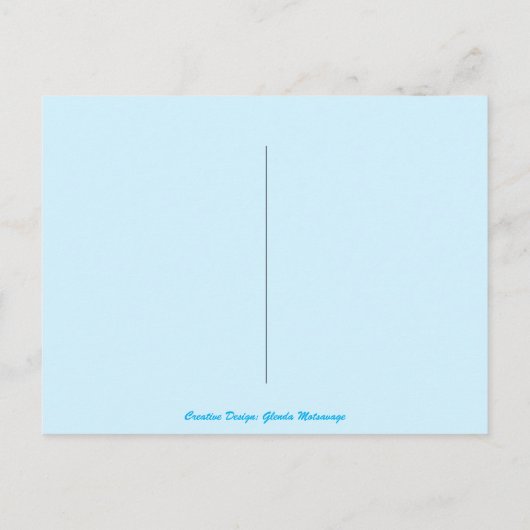 Vrolijk Pasen in het Zand-Kuststrand Briefkaart (Achterkant)