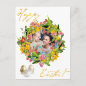 Vrolijk Pasen. Je foto. Personaliseren. Briefkaart (Voorkant)