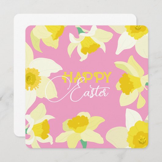 Vrolijk Pasen. Kaart (Voorkant / Achterkant)