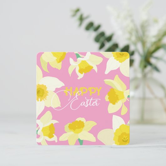 Vrolijk Pasen. Kaart (Staand voorkant)