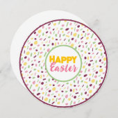 Vrolijk Pasen. Kaart (Voorkant / Achterkant)