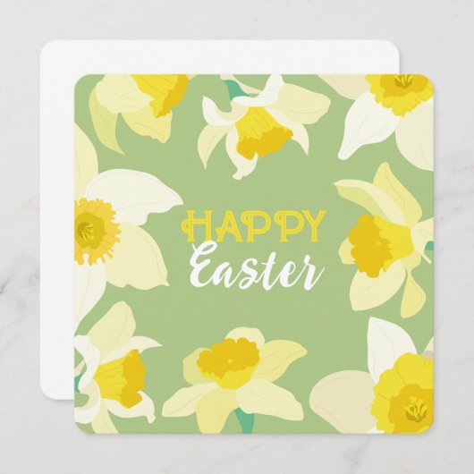 Vrolijk Pasen. Kaart (Voorkant / Achterkant)