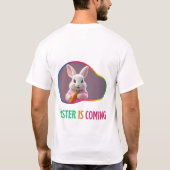 Vrolijk Pasen! karakter T-shirt (Achterkant)
