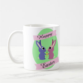 Vrolijk Pasen. Keerbunnies Koffiemok