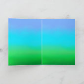 Vrolijk Pasen. Konijn met Bunny en Chick Feestdagen Kaart (Binnen)