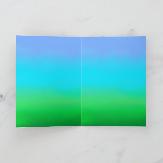 Vrolijk Pasen. Konijn met Bunny en Chick Feestdagen Kaart (Binnen)