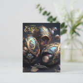 Vrolijk Pasen. Magische paaseieren Briefkaart (Staand voorkant)