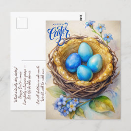 Vrolijk Pasen. Magische paaseieren Briefkaart