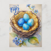 Vrolijk Pasen. Magische paaseieren Briefkaart (Voorkant)