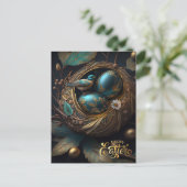 Vrolijk Pasen. Magische paaseieren Briefkaart (Staand voorkant)