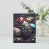 Vrolijk Pasen. Magische paaseieren Briefkaart (Staand voorkant)