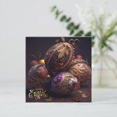 Vrolijk Pasen. Magische paaseieren Kaart (Staand voorkant)