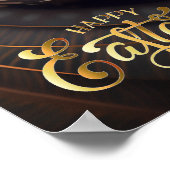 Vrolijk Pasen. Magische paaseieren Poster (Hoek)